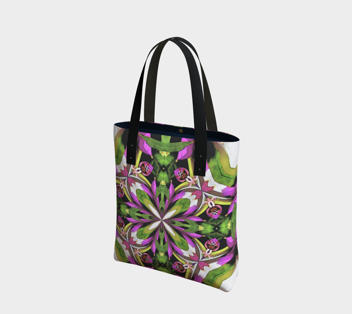 Bohemian Accessories Floral Mandala Designer Print Tote Bag