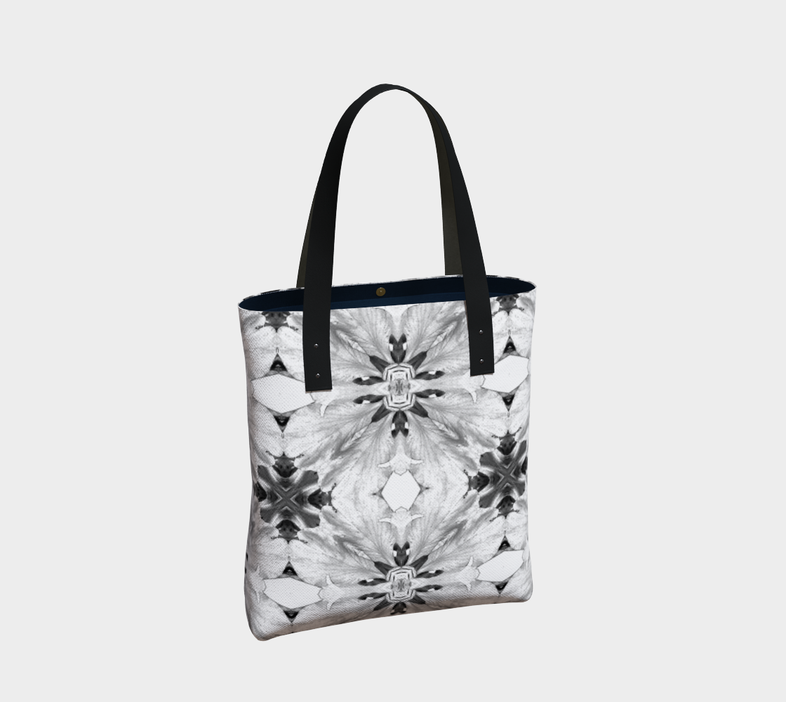 Floral Botanical Print Nature Theme Tote Bag