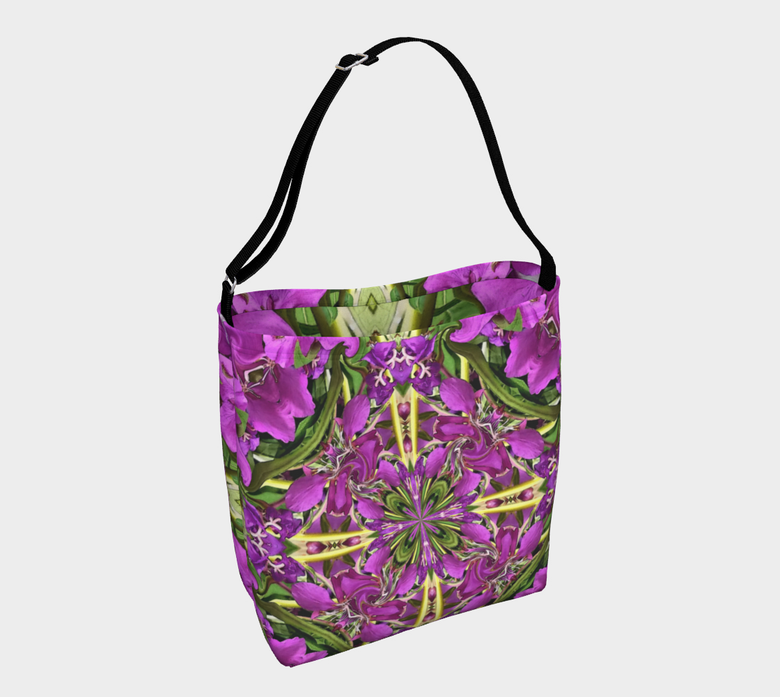Bright Summer Floral Print Bag