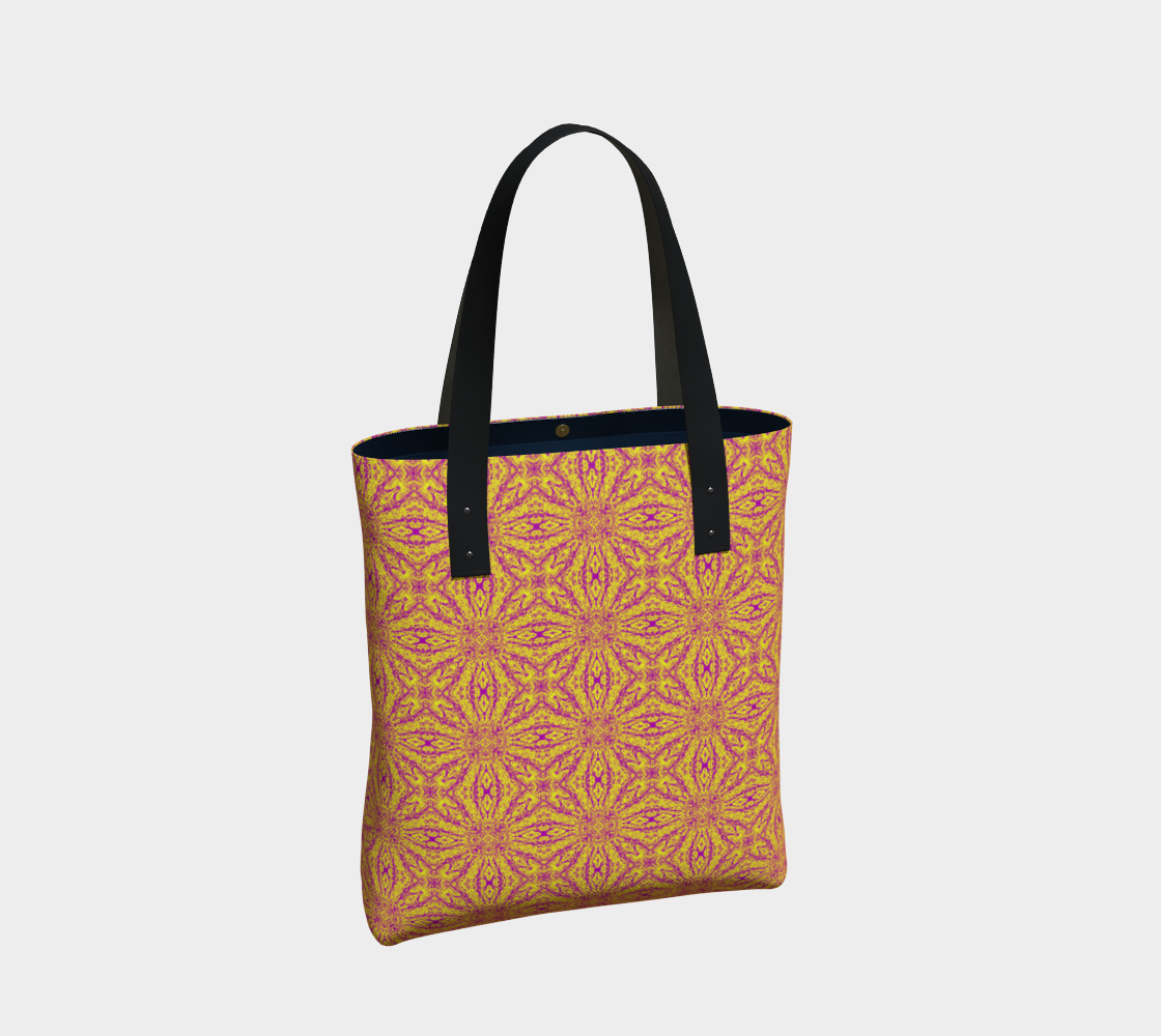 Classic Print Poly Canvas Shoulder Bag in Pumpkin