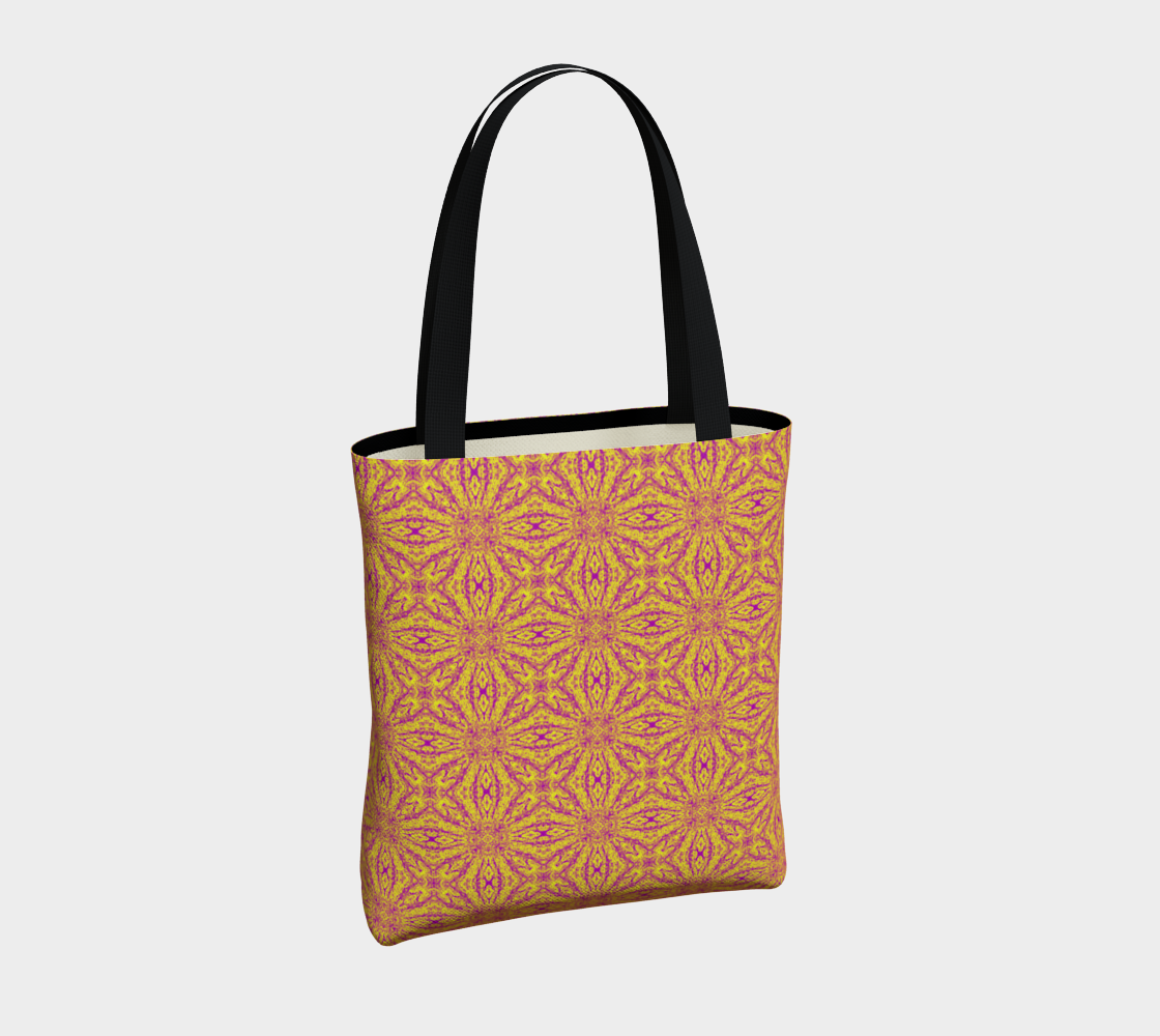 Classic Print Poly Canvas Shoulder Bag in Pumpkin