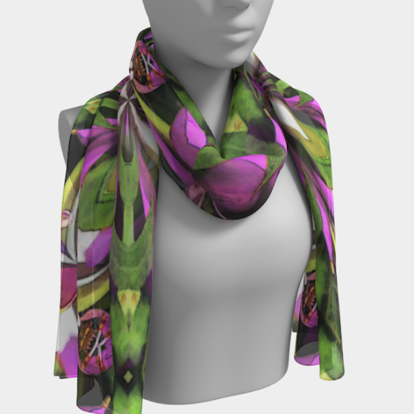 Festival fashion ladies long scarf in wild mandala print