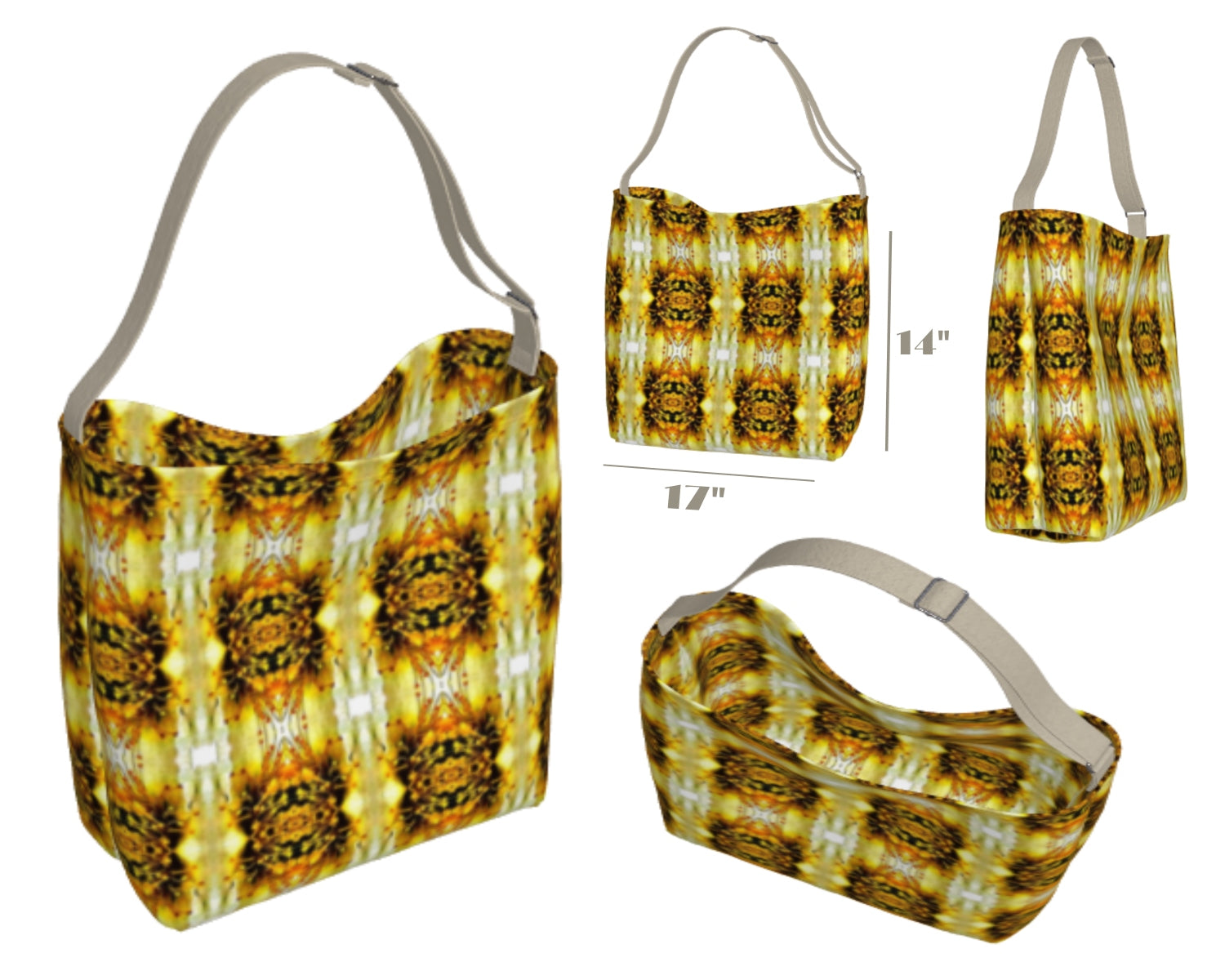 Washable Designer Print Bag in Fabric