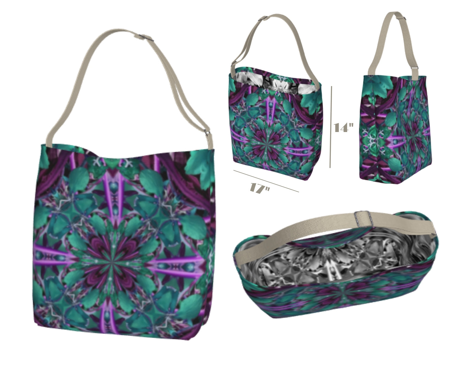 Washable Fabric Grocery Bag