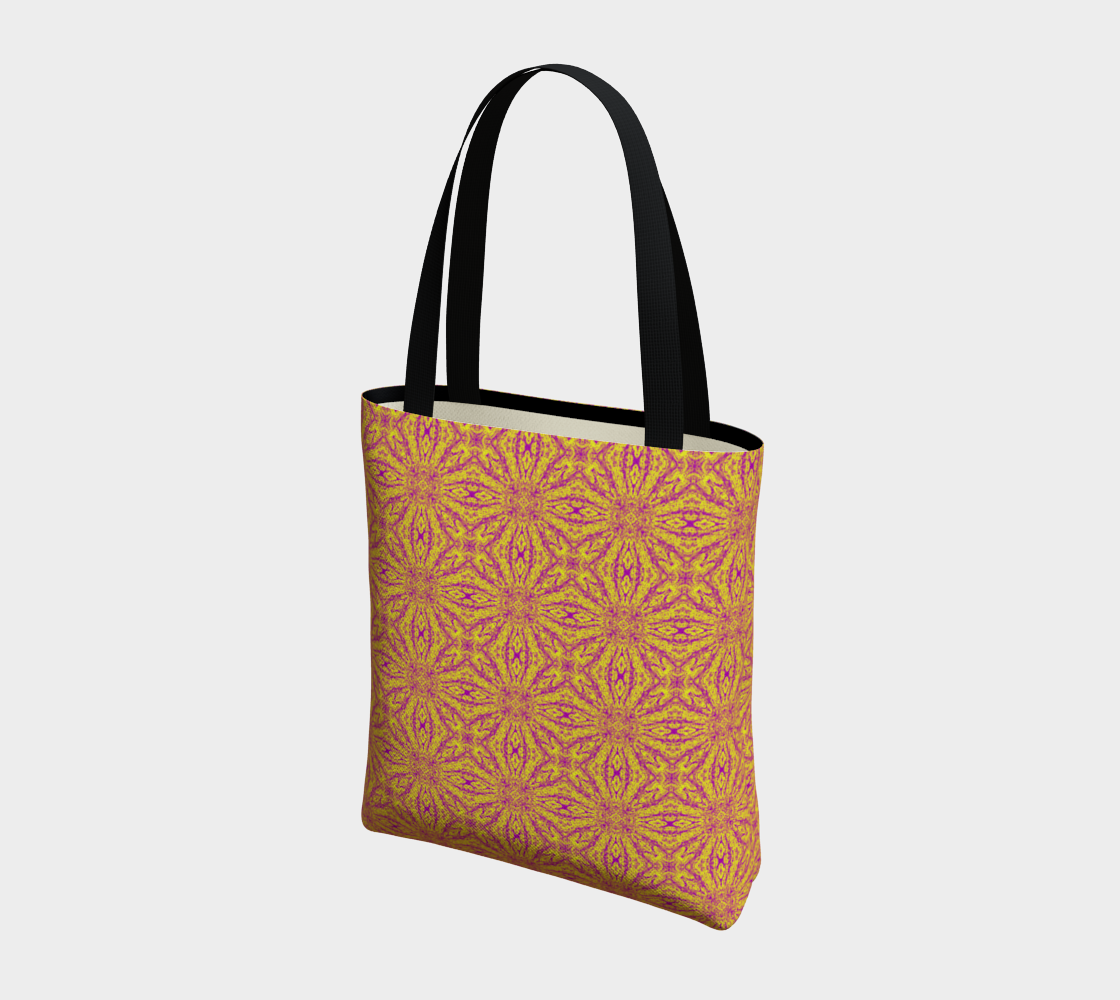 Classic Print Poly Canvas Shoulder Bag in Pumpkin