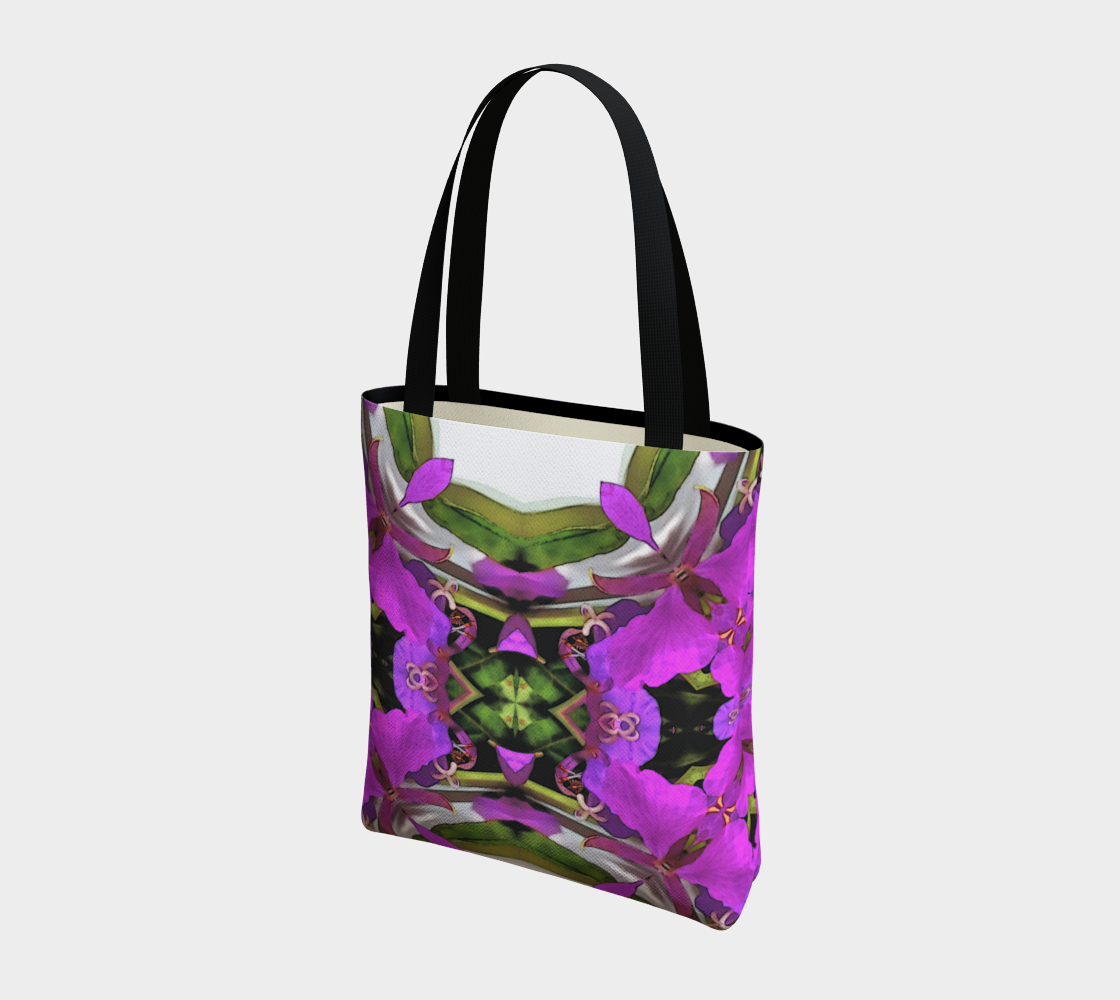 Shoulder Bag in Woodland Fairy Botanical Print