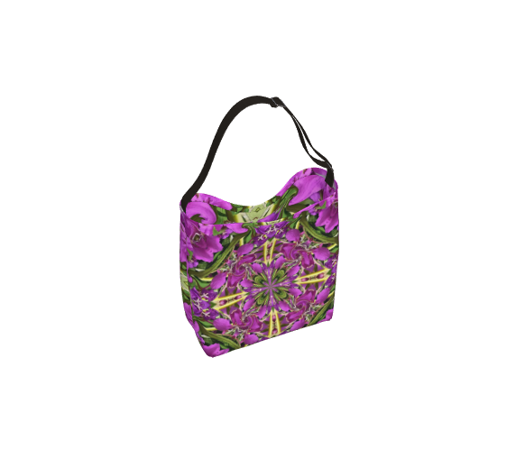 Bright Summer Floral Print Bag