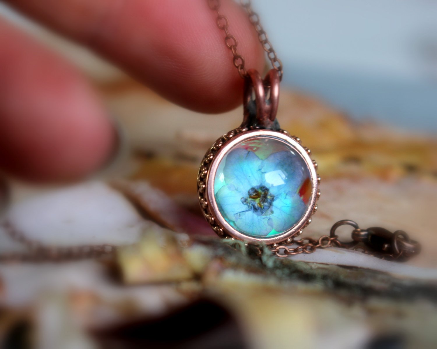 Forget Me Not Necklace Best Friend Gift