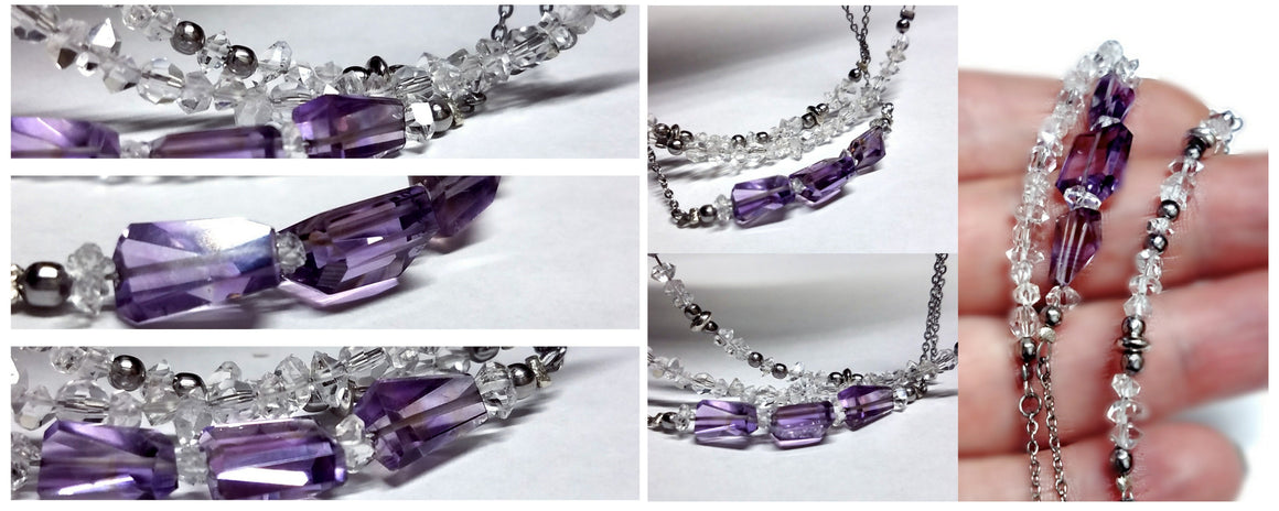 Handmade jewelry in natural gemstones and crystals