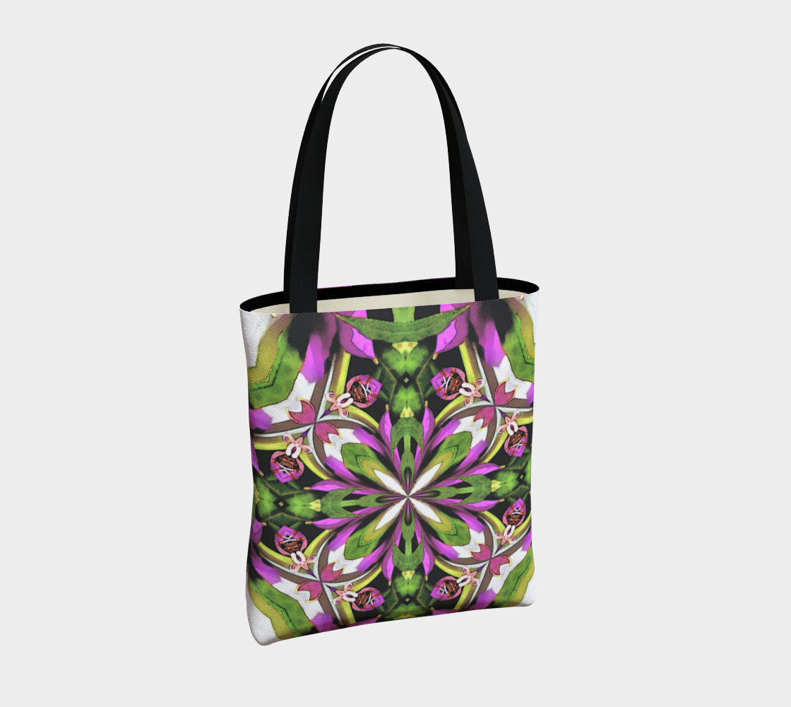 Bohemian Accessories Floral Mandala Designer Print Tote Bag
