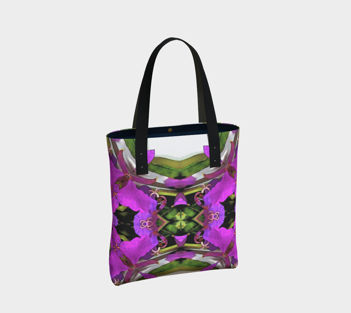 Shoulder Bag in Woodland Fairy Botanical Print