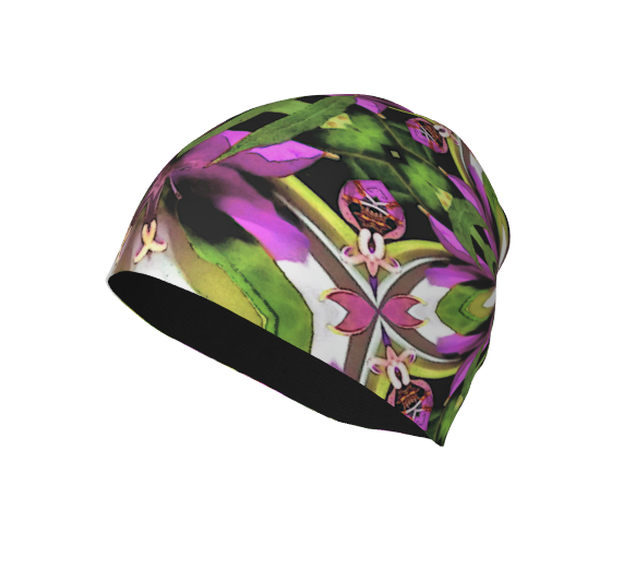 Brilliant Colored Summer Print Floral Beanie Hat