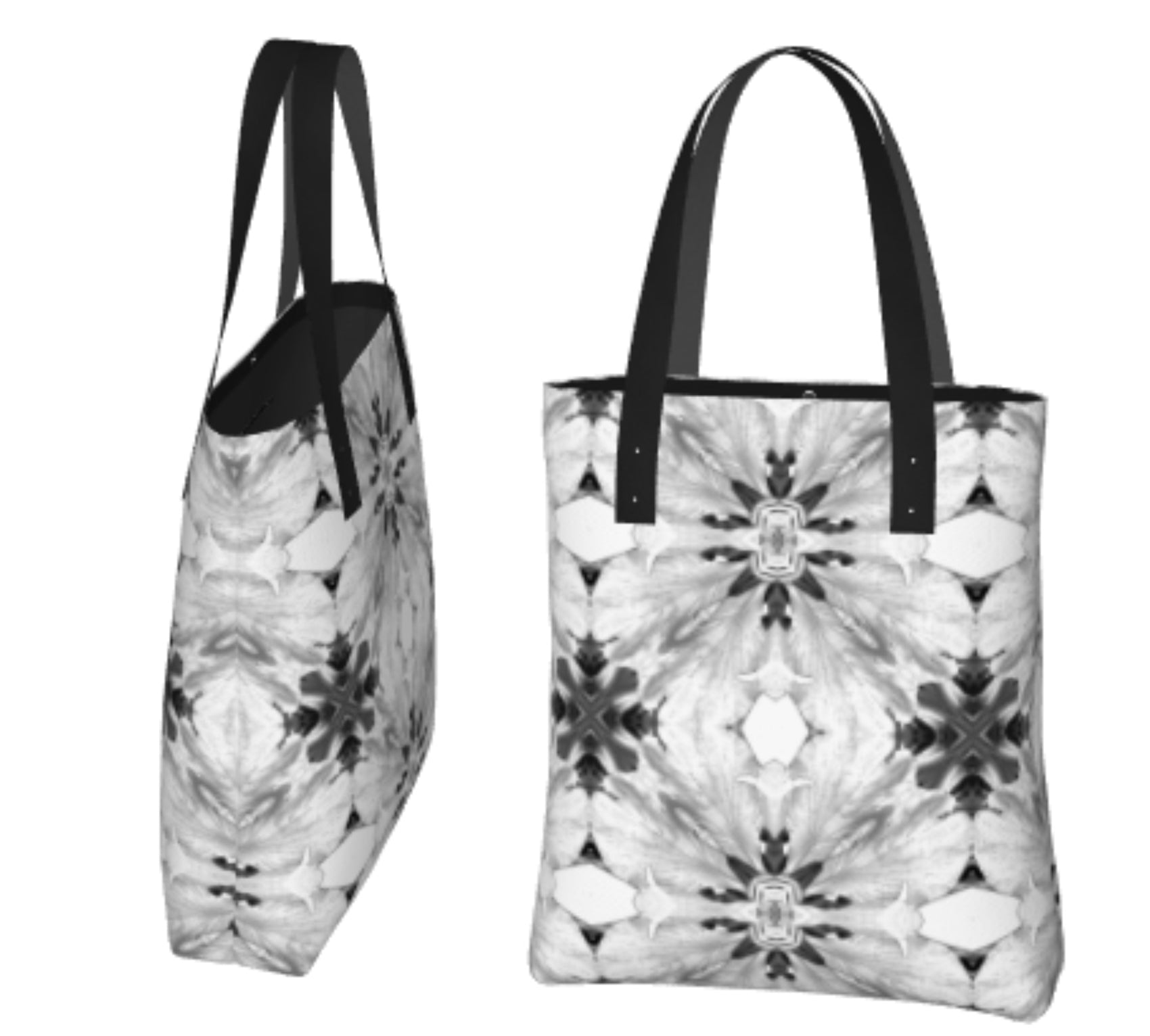 Floral Botanical Print Nature Theme Tote Bag