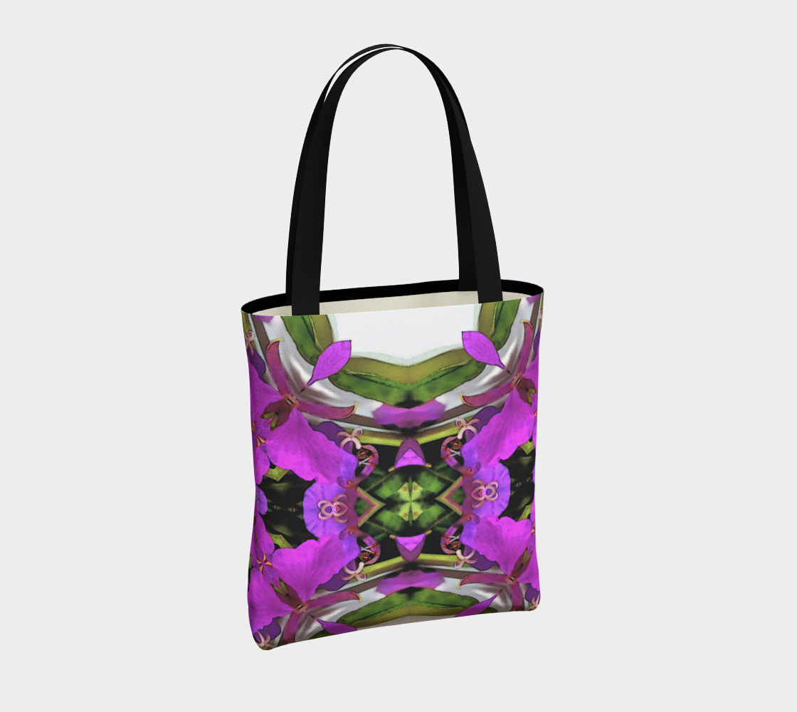 Shoulder Bag in Woodland Fairy Botanical Print