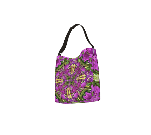 Bright Summer Floral Print Bag
