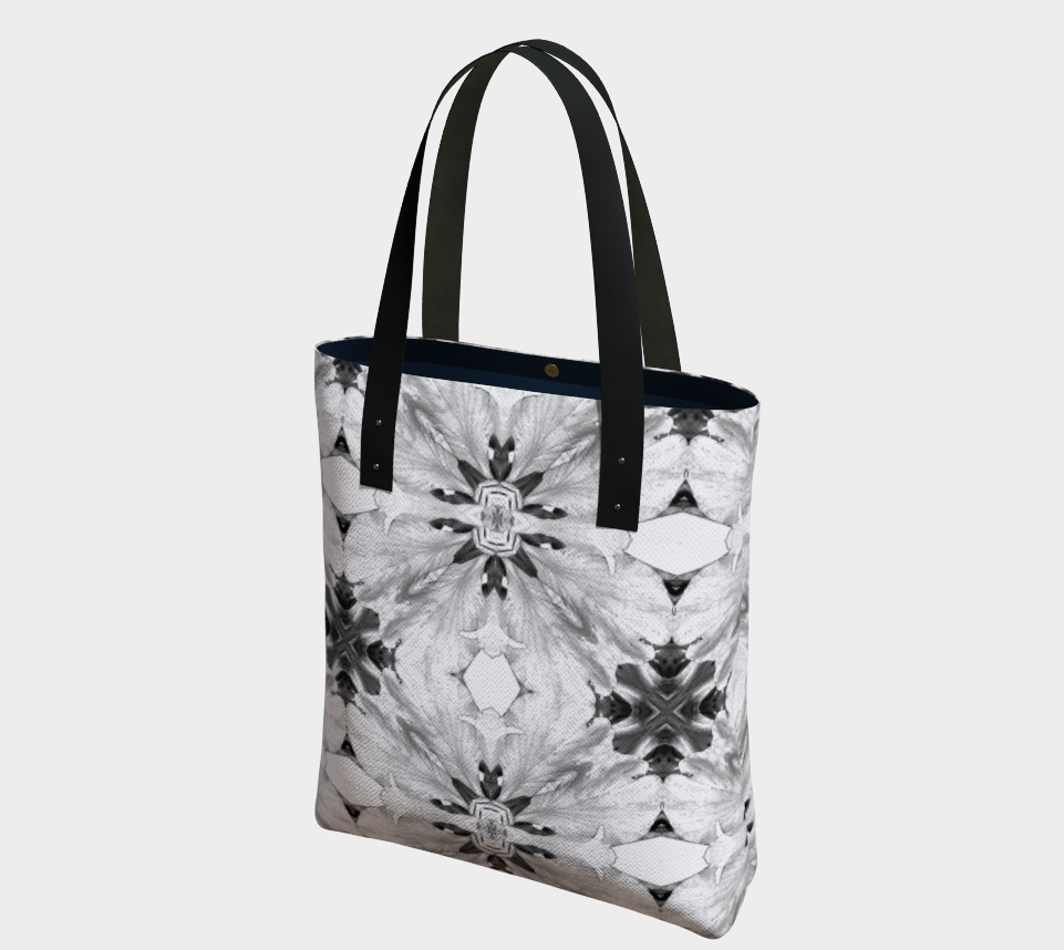 Floral Botanical Print Nature Theme Tote Bag