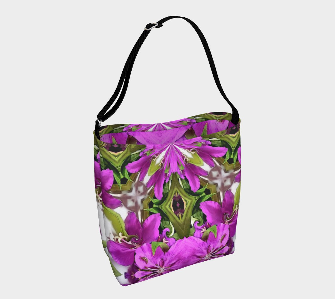 Stretchy Botanical Printed Tote Bag