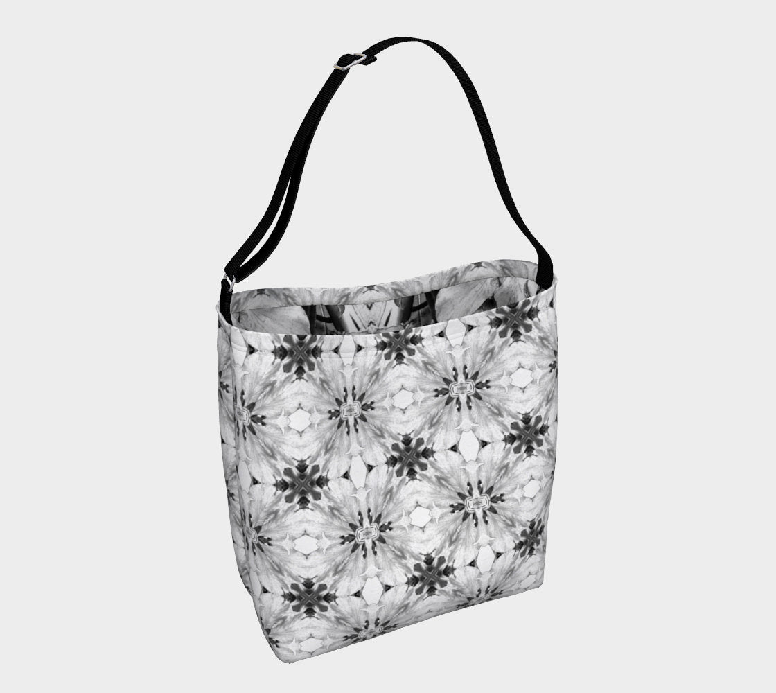 Reusable Grocery Tote Floral Print - ArticArts by M. Martiniuk